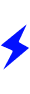 raio na cor azul