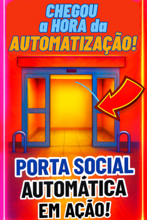 Imagem de um motor de portão eletrônico